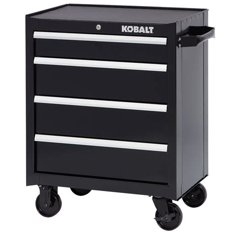 kobalt 34-in x 26.5-in 4-drawer ball-bearing steel tool cabinet|kobalt tool boxes for sale.